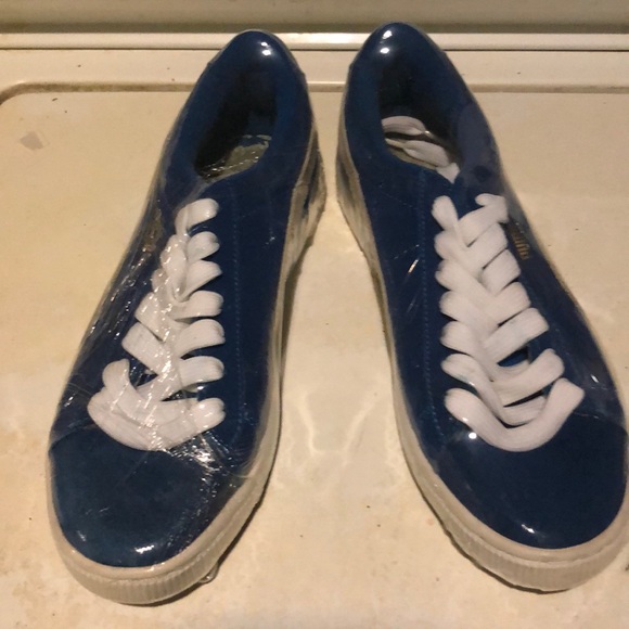 Puma Suede Blue Size 7 - Picture 2 of 4